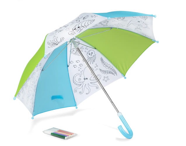 Parasol do kolorowania KIDDI z pisakami wielobarwny
