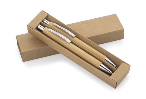 Zestaw piśmienniczy MAMBOO brązowy