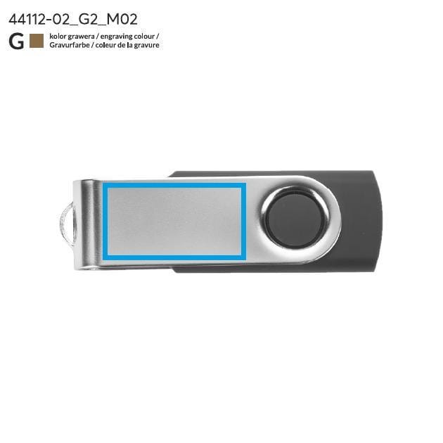 Pamięć USB 3.0 TWISTER 16 GB czarny