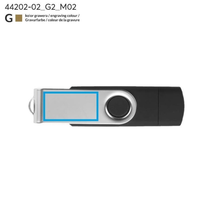 U-disc TWISTER 16 GB czarny