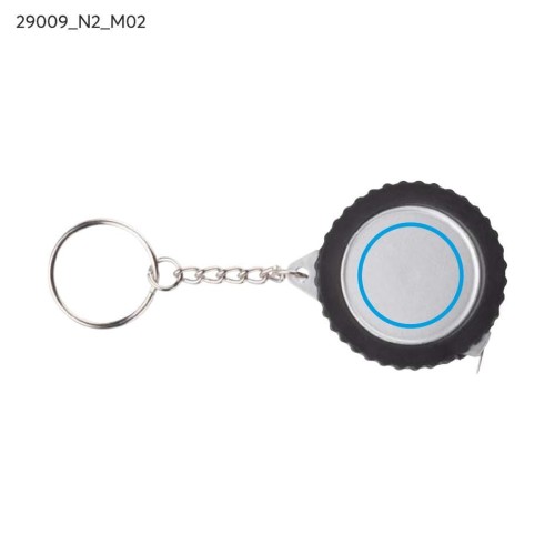 Brelok miara TIRE 1 m srebrny