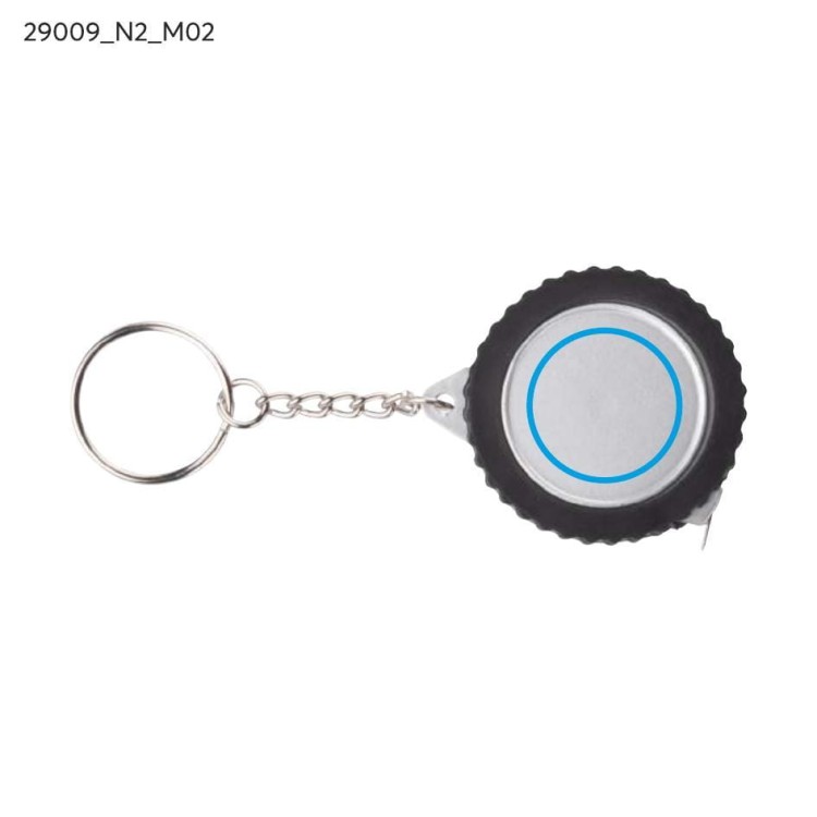 Brelok miara TIRE 1 m srebrny