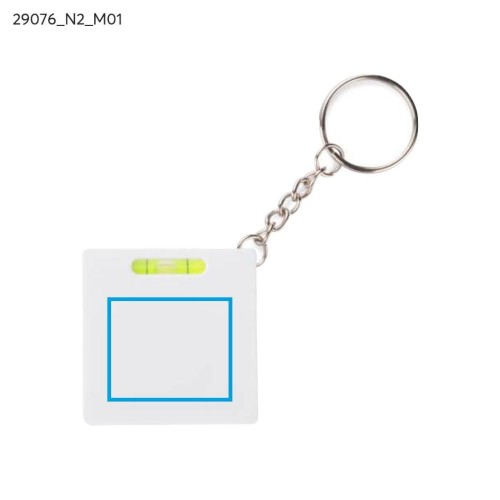 Brelok miara RIZO 1 m biały