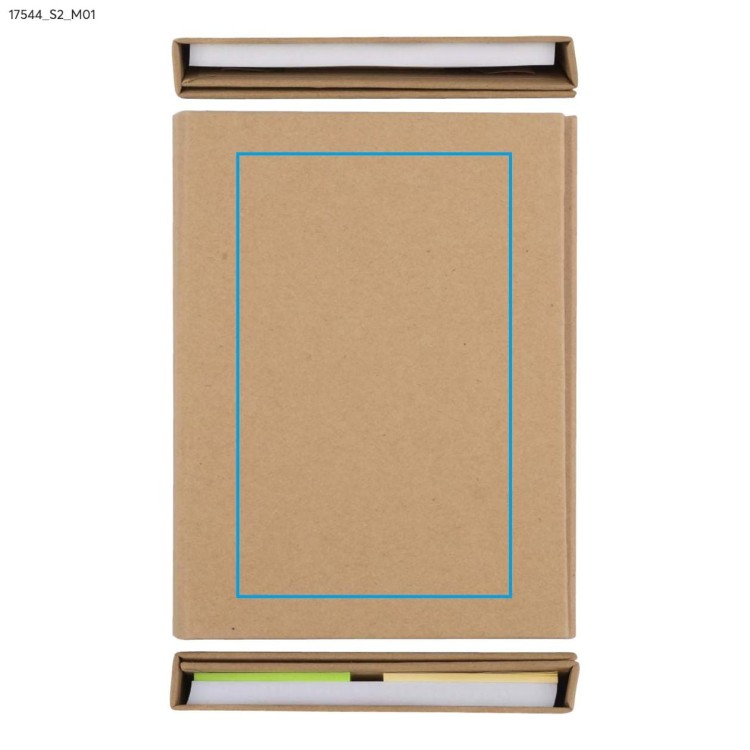 Notes składany TRIPLO A6 beżowy (naturalny)