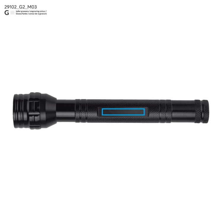 Latarka teleskopowa TIRION czarny