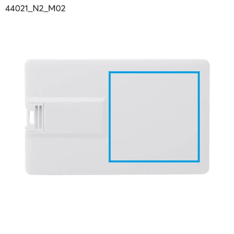 Pamięć USB KARTA 8 GB biały