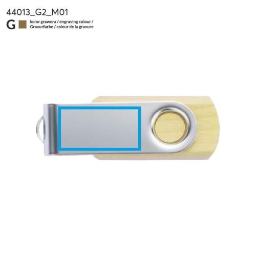 Pamięć USB TWISTER MAPLE 8 GB brązowy