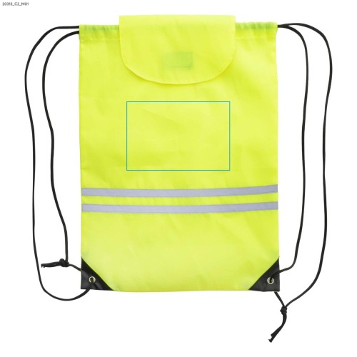 Worek na sznurkach REFLECT żółty