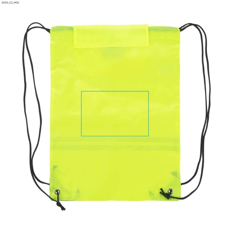 Worek na sznurkach REFLECT żółty