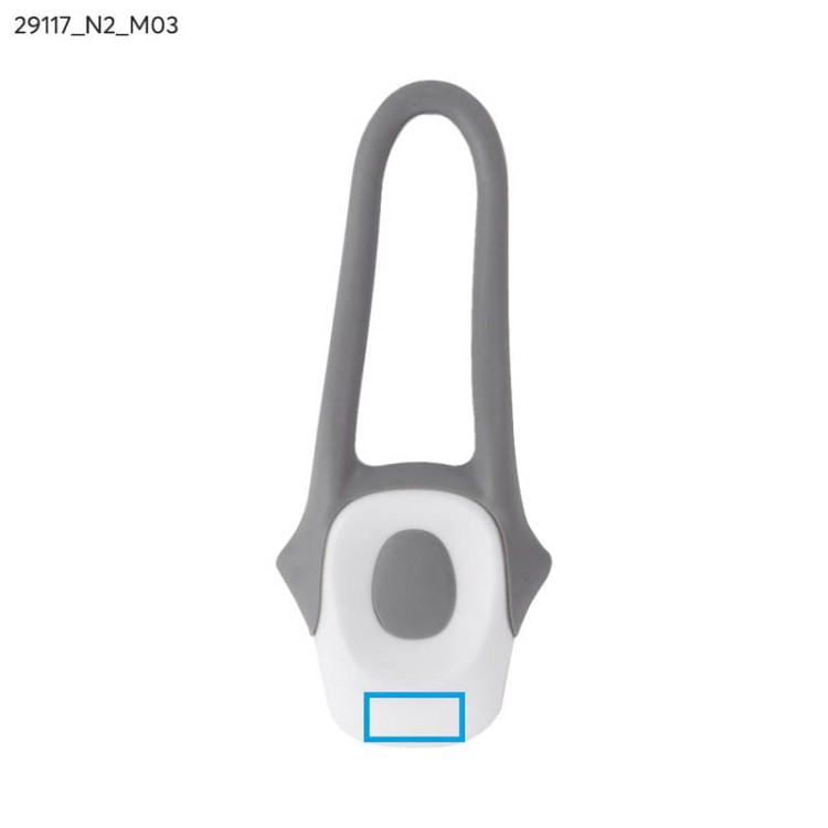 Lampka rowerowa COUTI tylna (czerwone diody) biały