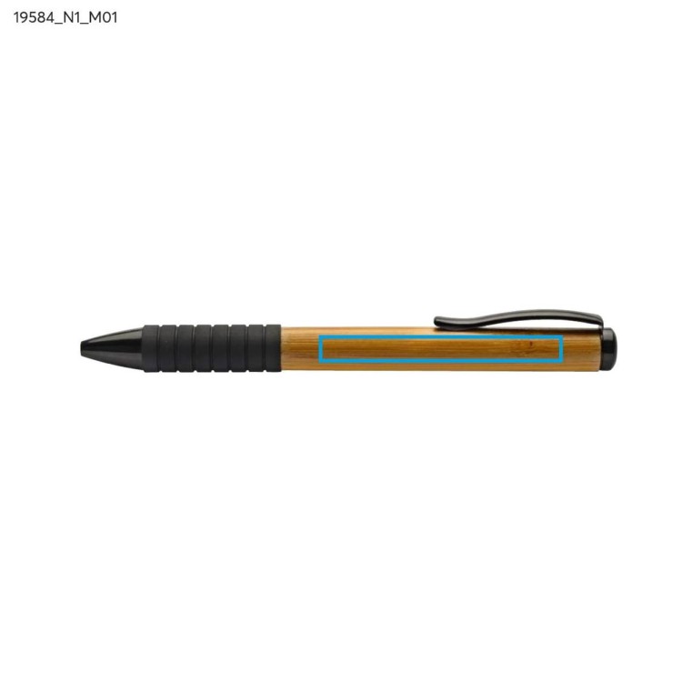 Długopis bambusowy RUB brązowy