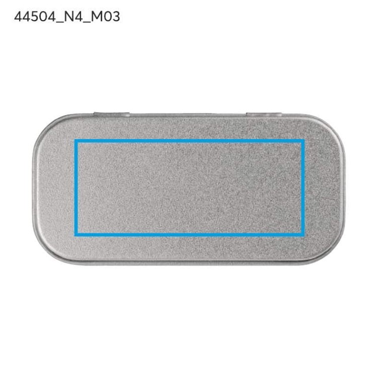 Puszka mała do pamięci USB (bez wkładu) srebrny