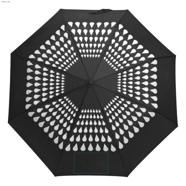 Parasol zmieniający kolor CROPLA czarny