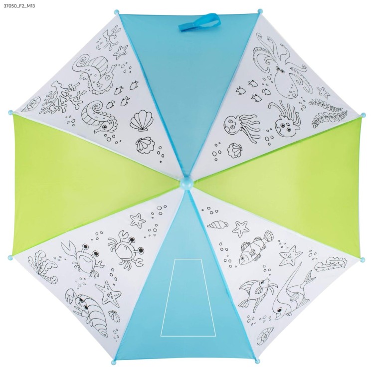 Parasol do kolorowania KIDDI z pisakami wielobarwny