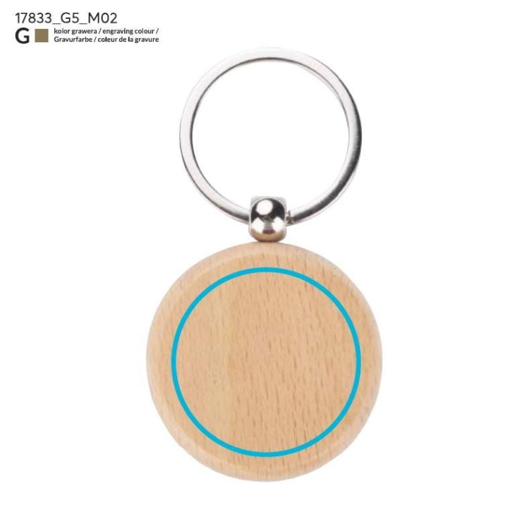 Brelok FIGO beżowy (naturalny)