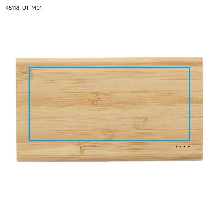 Power bank SILVA 8000 mAh brązowy