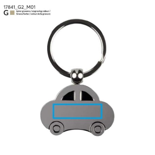 Brelok AUTO srebrny