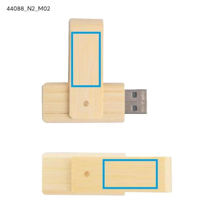 Pamięć USB bambusowa TWISTER 16 GB brązowy