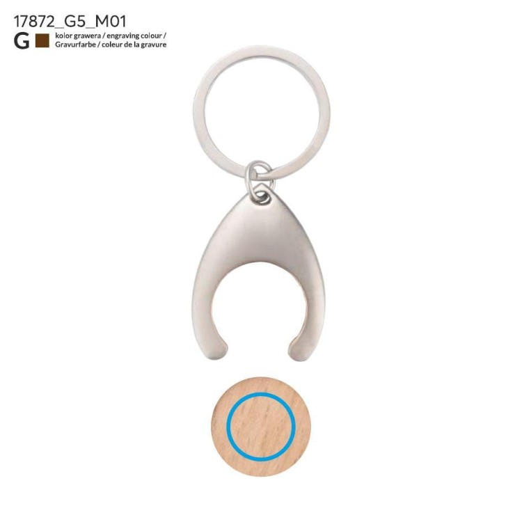 Brelok FURNI srebrny