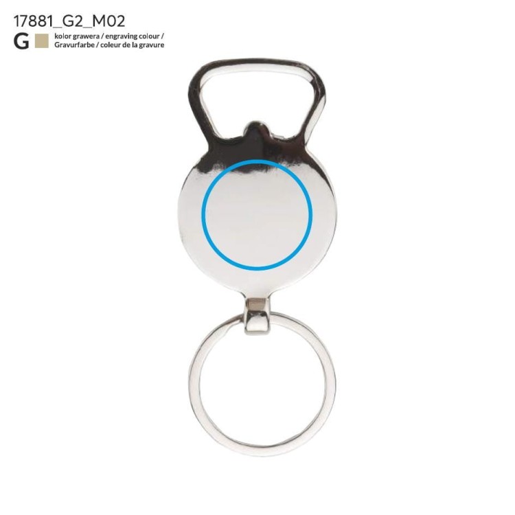 Brelok MILO beżowy (naturalny)