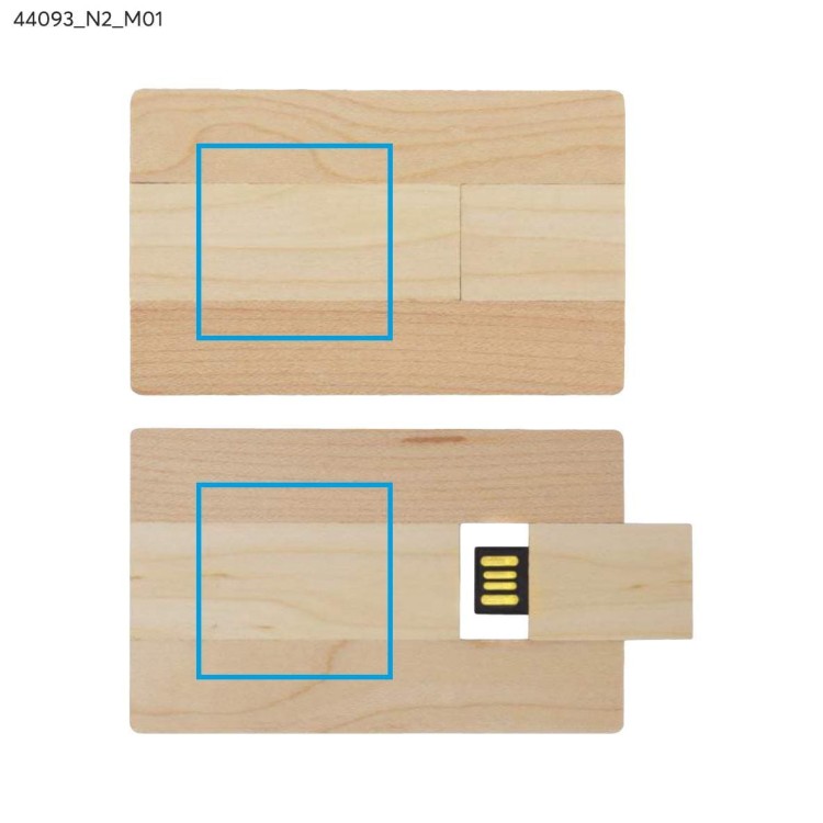 Pamięć USB WOODCART 16 GB brązowy