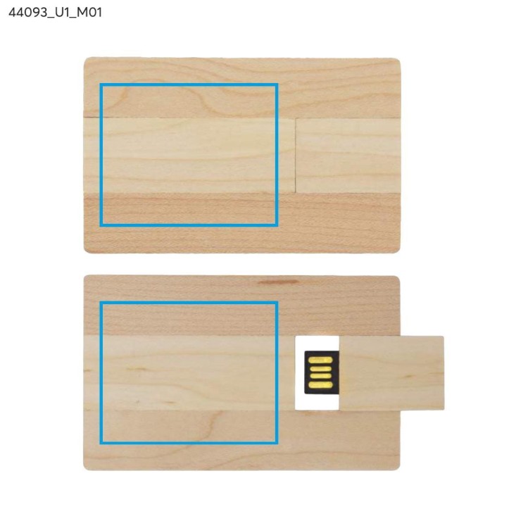 Pamięć USB WOODCART 16 GB brązowy