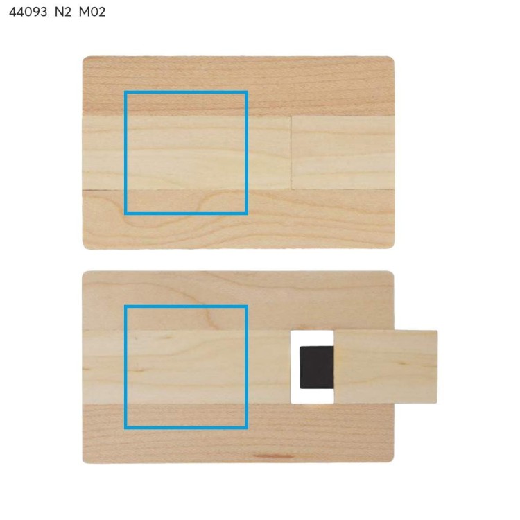Pamięć USB WOODCART 16 GB brązowy