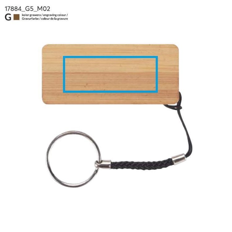 Brelok PENDE brązowy