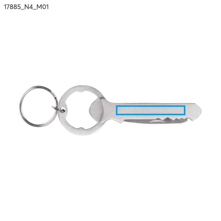 Otwieracz z korkociągiem ALCO srebrny