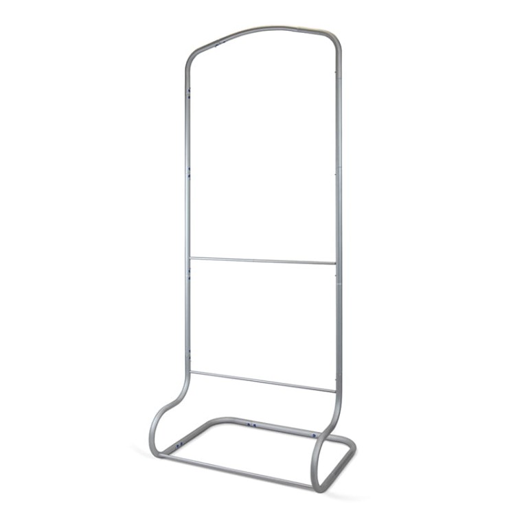 Stand reklamowy tekstylny Snake 0,9 x 2,2 m z wydrukiem stelaż