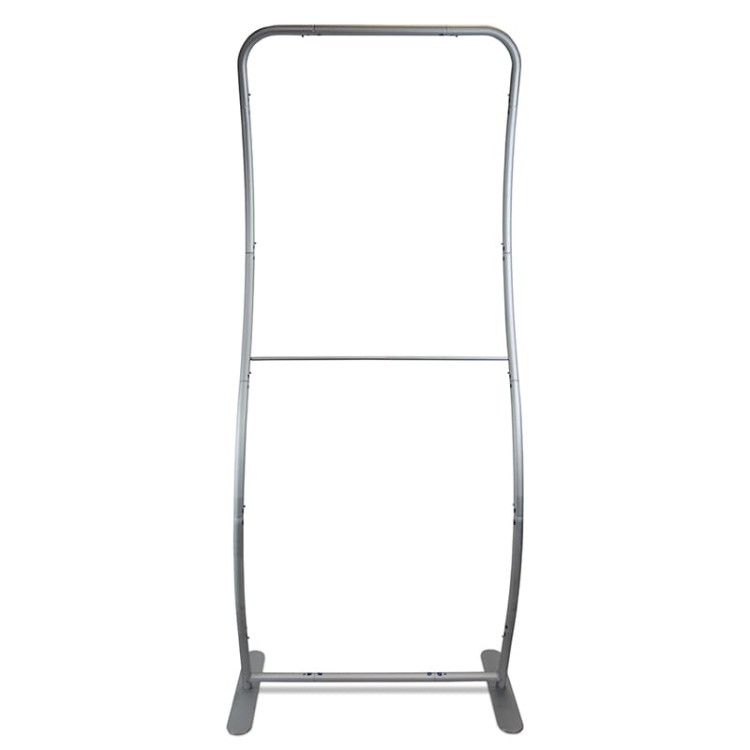 Stand reklamowy tekstylny Snake 0,9 x 2,2 m z wydrukiem stelaż