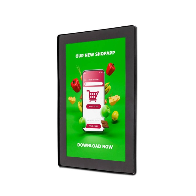 Ramka magnetyczna A4 (21 x 29,7 cm) czarna rama informacyjna magnetyczna rama reklamowa na plakat rama plakatowa wysokiej jakości