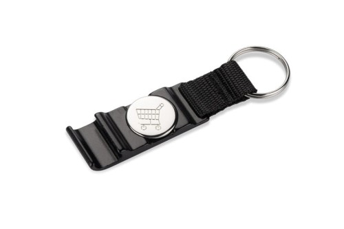 Brelok JOGO czarny z logo