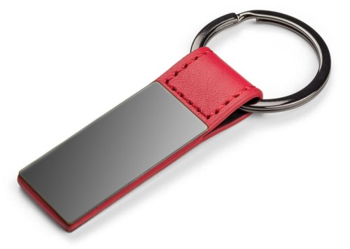 Brelok JUNG czerwony z logo