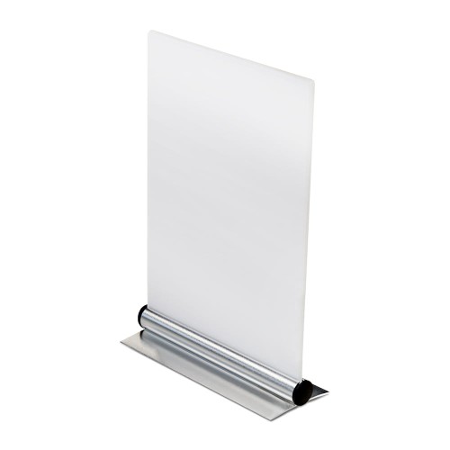 Stojak akrylowy A4 Omni, informacyjny na ulotki, plakaty, broszury