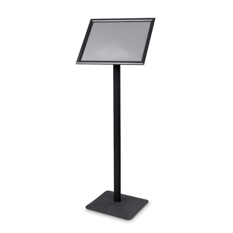 Stojak informacyjny na menu A3 Premium - czarny