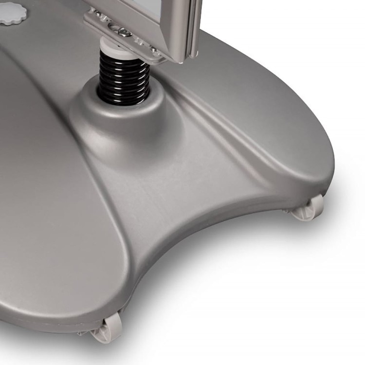 Dwustronny potykacz reklamowy A1 OWZ Outdoor - srebrny