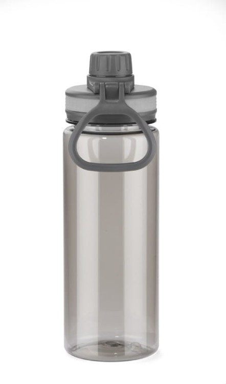 Bidon GREY 700 ml popielaty (szary) z logo