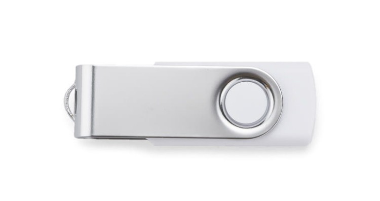Pamięć USB TWISTER 16 GB biały z logo