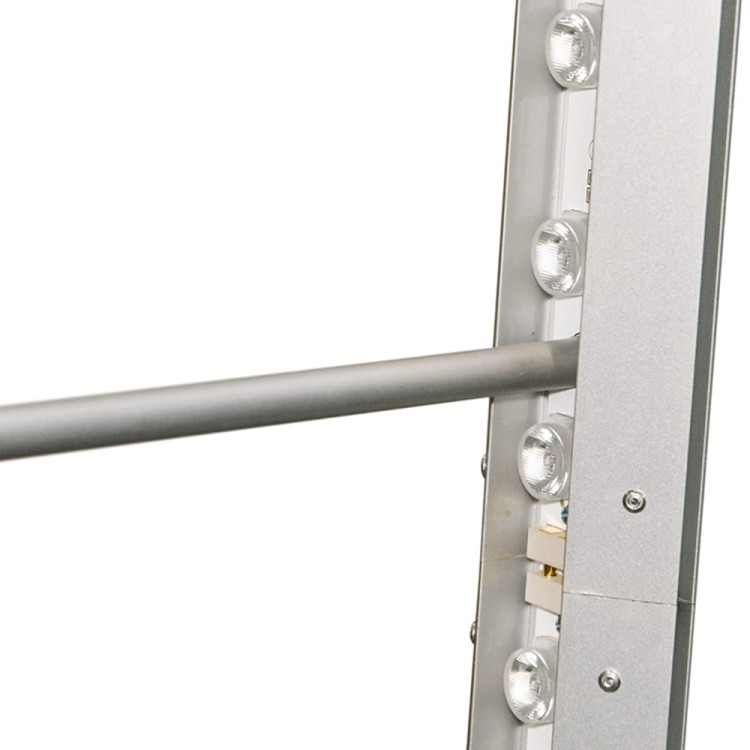 Stand reklamowy podświetlany LED FLEX 100 x 200 cm z wydrukiem dwustronnym