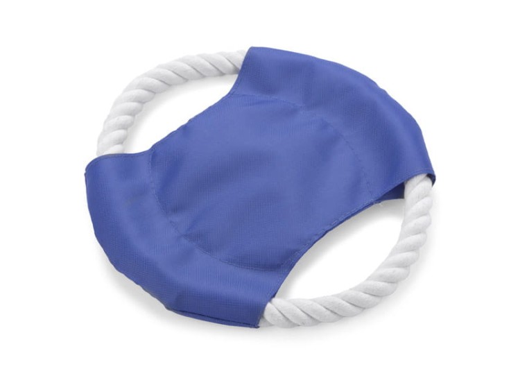 Frisbee dla psa RINGO niebieski z logo