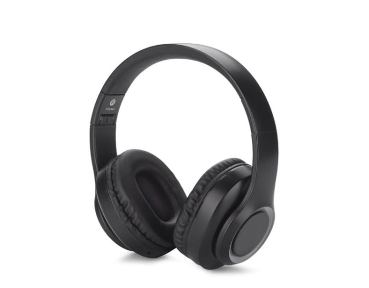 Słuchawki bezprzewodowe DETO czarny z logo