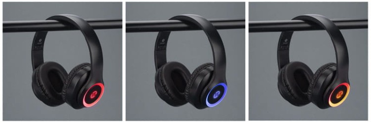 Słuchawki bezprzewodowe DETO czarny z logo