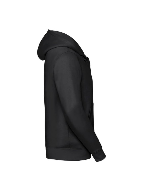 Bluza czarna rozpinana reklamowa Russell bok