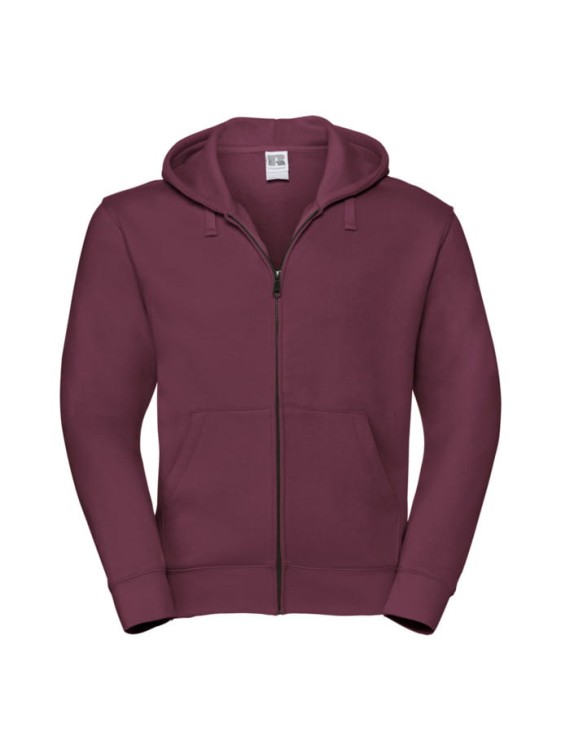 Bluza bordowy rozpinana reklamowa Russell