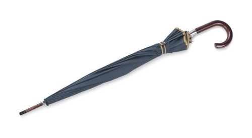 Parasol EVITA 16 panelowy granatowy z logo