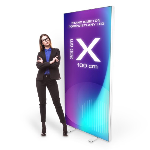 Ścianka LUMEN Lite podświetlana Kaseton LED 100 x 200 cm