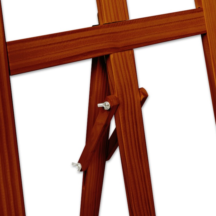 Sztaluga drewniana 178 x 60 cm regulowana - brązowa