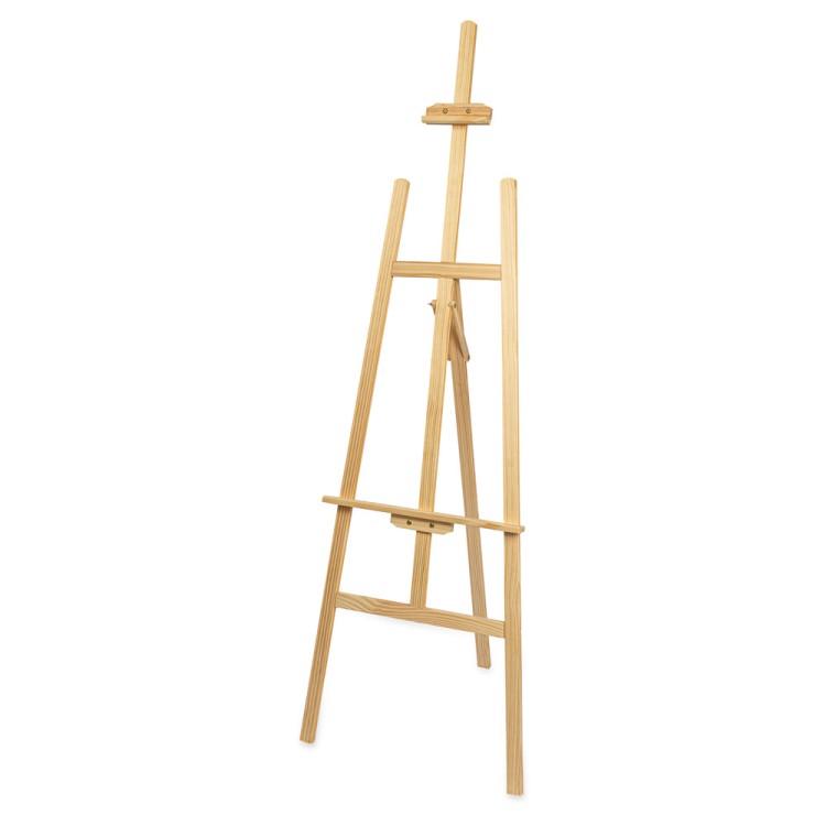 Sztaluga drewniana 175 x 60 cm regulowana - naturalna