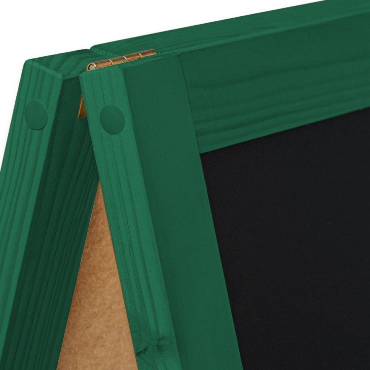 Dwustronny drewniany potykacz kredowy (60 x 100 cm)